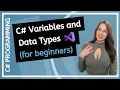 C Variables and Data Types beginners programming tutorial