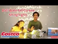 OVE Waterfall Curtain String Lights Josh Sarah HalukayTV