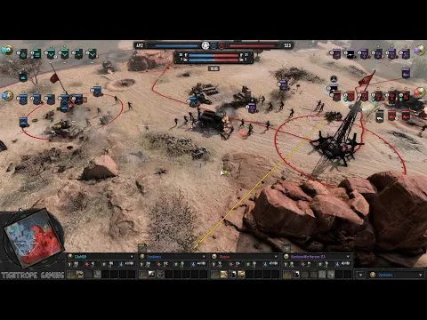 COH3 2v2 CAuMOH (UK) & Symbiosis (US) vs JRaptor (AK) & BamboneWertherone (AK)