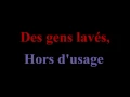 Alain Souchon - Foule Sentimentale (lyrics)