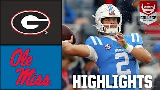 Georgia Bulldogs vs Ole Miss Rebels Full Game Highlights ESPN College Football