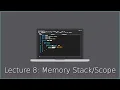 CSE 116 Lecture 8 Memory Stack and Scope cont