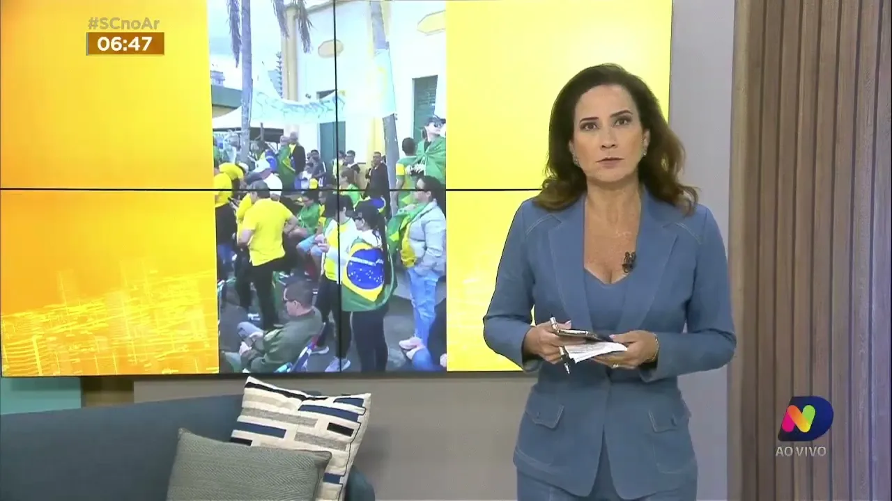 Manifestações marcaram o fim de semana nas principais cidades de SC