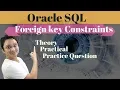Tutorial Foreign key constraint in Oracle SQL Database How to Create FOREIGN KEY Constraints