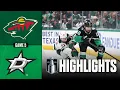 Wild vs Stars NHL Playoff Highlights Game 5 April 28 2026