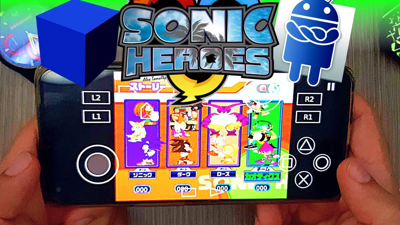 Sonic Heroes Mobile 2022 on Android - Sonic Heroes PS2 Emulator - Aether SX2