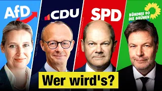 Alle Kanzlerkandidaten & was sie wollen erklärt | Bundestagswahl