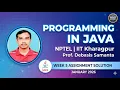 NPTEL Programming In Java Week 5 Assignment Solution Jan 2026