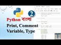 Python Bangla 2 Print Comment Variables Type Tajim