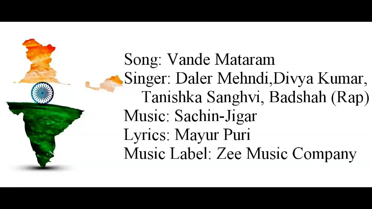 "VANDE MATARAM" Full Song With Lyrics ▪ Daler Mehndi, Badshah ▪ Sachin-Jigar ▪ ABCD 2