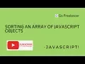 Sorting an array of JavaScript objects