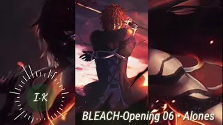 Download #BLEACH                                                      BLEACH -Opening 06 [Alones ] Full Songs MP3