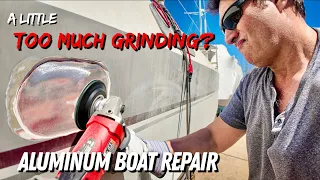 Aluminum Boat Repair – Don’t Make This Grinding Mistake on Your Aluminum Boat!