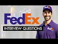 FedEx Interview Questions Answers The Ultimate Guide to Getting Hired