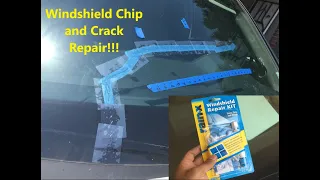 Rain-X Windshield Repair Kit on a Chip Long Crack