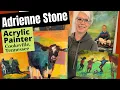 ADRIENNE STONE Looney s Audacious ART Auctions - Acrylic Artist from Cookeville TN n
