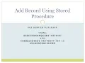 2 - StoredProcedure Example