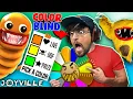 Color Blind Gamer needs help from Kid to beat JOYVILLE GAME FGTeeV Escape