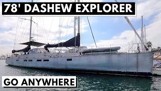 $1,750,000 1998 “BEOWULF” CUSTOM Dashew KELLY ARCHER Sailing World Cruiser Explorer Yacht Tour