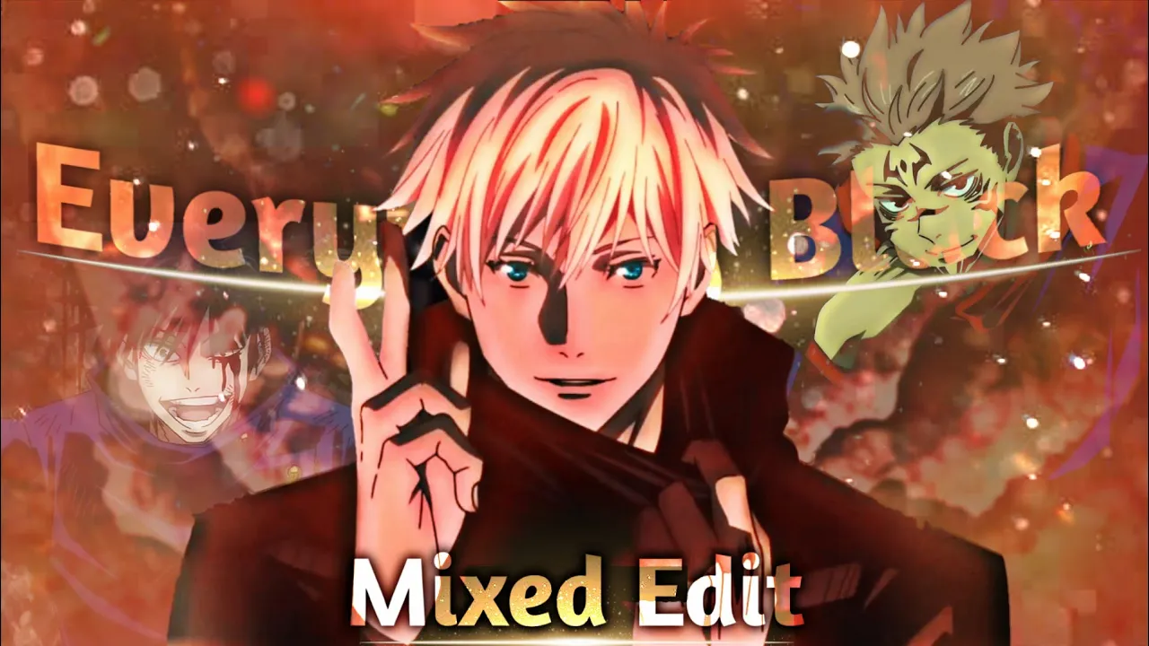 Jujutsu Kaisen - Everything Black || Special Mixed (Amv/Edit)🎊 [Free Preset]