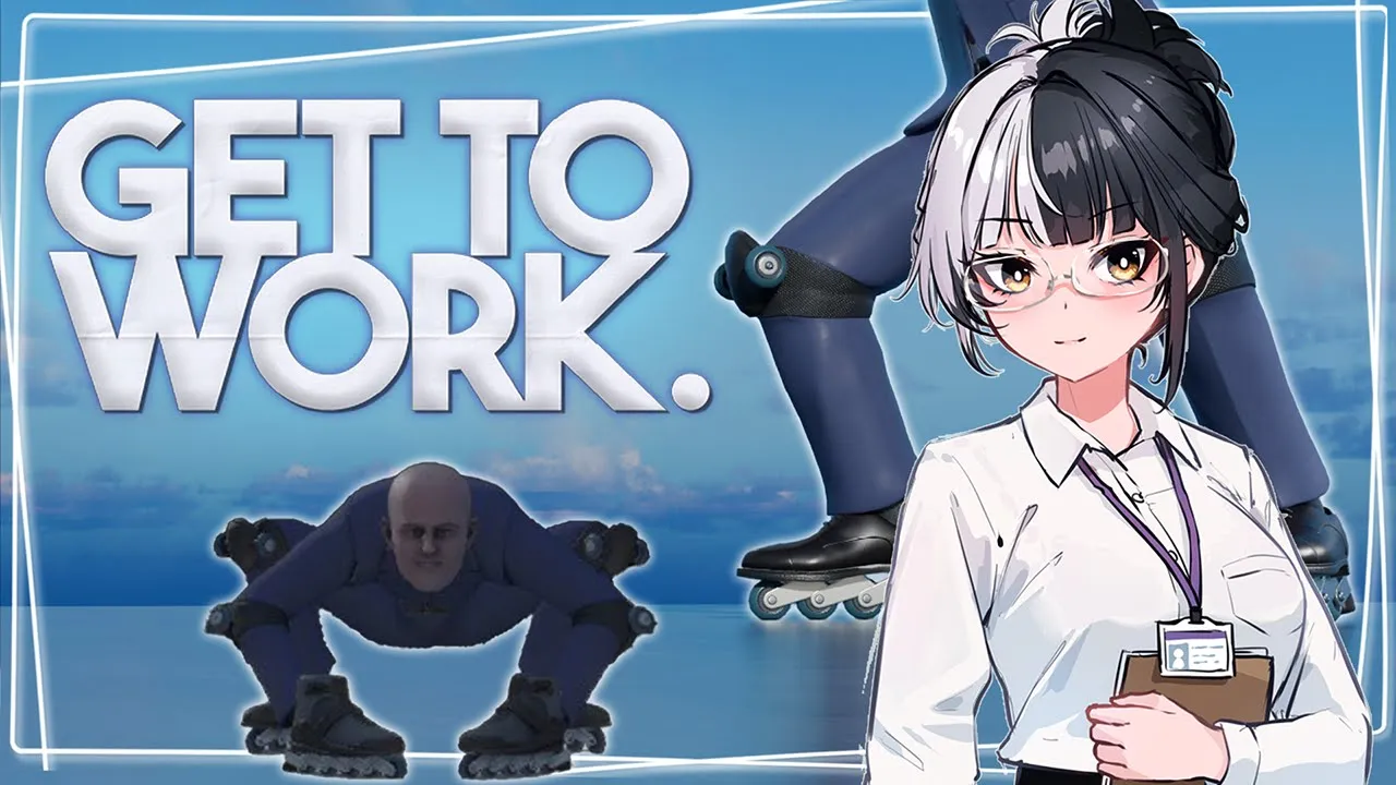 A Game About the Corporate Grind But On Wheels 【GET TO WORK】