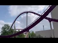 Vortex roller coaster Front Seat POV - Carowinds Stand-Up 1992