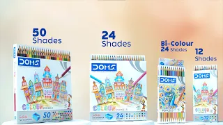 DOMS Colour Pencils Range | More Shades, More Imagination #shorts