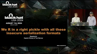 We R in a Right Pickle With All These Insecure Serialization Formats