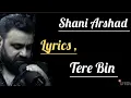 Download Lagu Tere Bin Lyrics | Shani Arshad | Lyrics world of Taha Tahir |