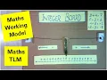 Maths Working Model Integer Board For Students Maths TLM For Students Maths School Project