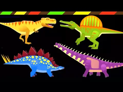 Download MP3 Dino Dana: T-Rex, Triceratops & Spinosaurus - Stegosaurus - Brachiosaurus | DCTE VN