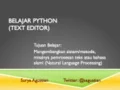 Tutorial Python Bahasa Indonesia text editor