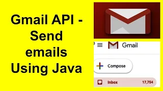 Gmail API - Send Email Using Gmail API with Java