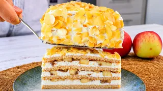NO Flour, NO Sugar! I Eat This Apple Skillet Cake Every Day and Lose Weight!