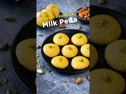 Instant Peda - Few Ingredients, No Sugar, No Mawa - Ready in 10 Minutes!
