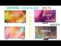 Samsung AU7100 vs AU8000 vs AU9000 vs Q95A 2021 TV comparison AU7172 VS AU8072 VS AU9072 VS Q95A