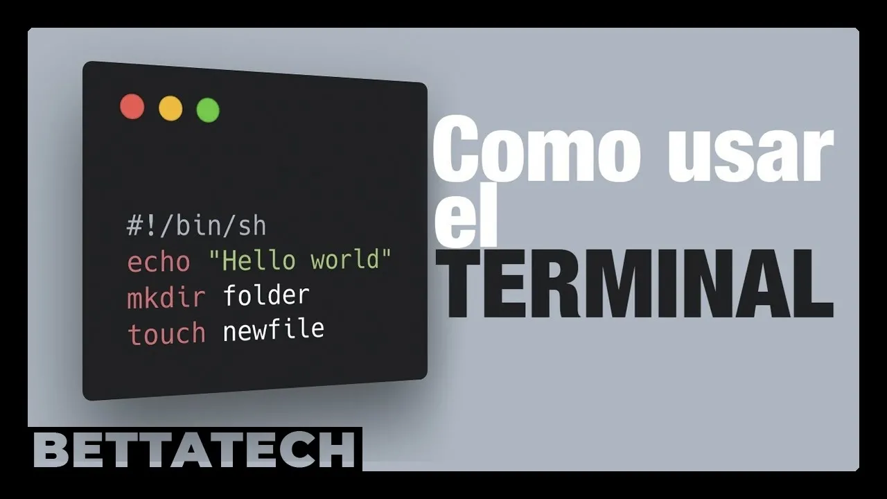 Cómo utilizar la TERMINAL | Comandos básicos de BASH