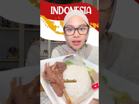 Nyampe langsung makan makanan indonesia!! 🥰🇮🇩