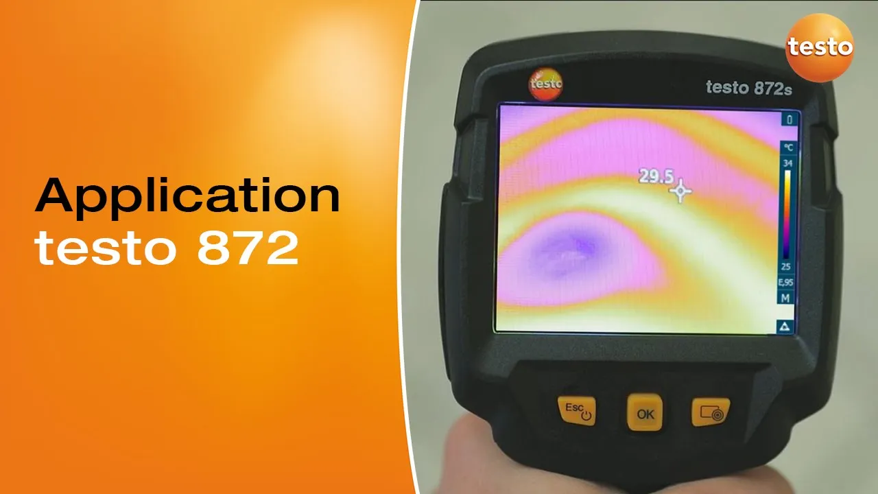 La thermographie du bâtiment avec la testo 872
