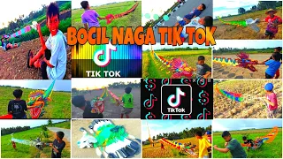 kumpulan layangan naga milik bocil viral di tik tok kids playing dragon kite viral on tik tok 2021