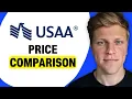 USAA Insurance Price Comparison with Competitors