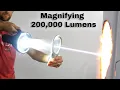 Download Lagu Magnifying The World's Brightest Flashlight (200,000 Lumens)