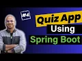 Quiz App Using Spring Boot ResponseEntity and Exception Handling Microservices Tutorial
