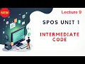 Intermediate code Pass 1 Assembler