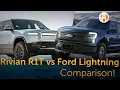 Rivian R1T vs Ford F-150 Lightning Comparison