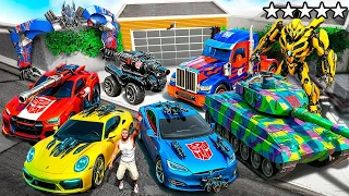 СОБРАЛ КОЛЛЕКЦИЮ ТРАНСФОРМЕРОВ В ГТА 5! РЕАЛЬНАЯ ЖИЗНЬ ВОРОВ ОБЗОР МОДА GTA 5 ОНЛАЙН МОД