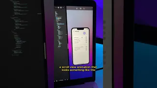 How to create a simple ScrollView animation