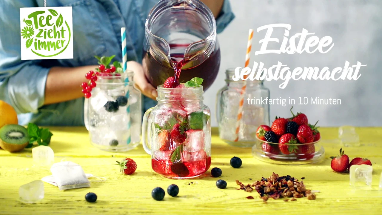 Eistee Rezept für Mate Limo á la Club Mate! Super erfrischend - einfachKochen. 