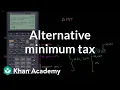 Alternative minimum tax Taxes Finance Capital Markets Khan Academy