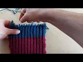 How to recover from a dropped Fisherman s Rib Stitch with perfect results - Beginner Level